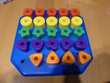 Motorik schulen Steckbrett Kinder Baby Spielzeug