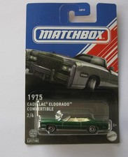 1975 Cadillac  Eldorado  Green ** Matchbox American Convertible 957D 2/6 1:64