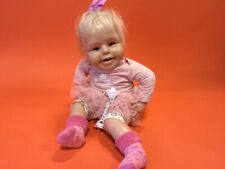 Brigitte Leman Resin Künstlerpuppe Puppe 52 cm. Top Zustand.    