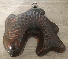 Sehr Alte Schöne Kupfer Backformen als Fisch 🐟 Sehr Selten !!!!!!
