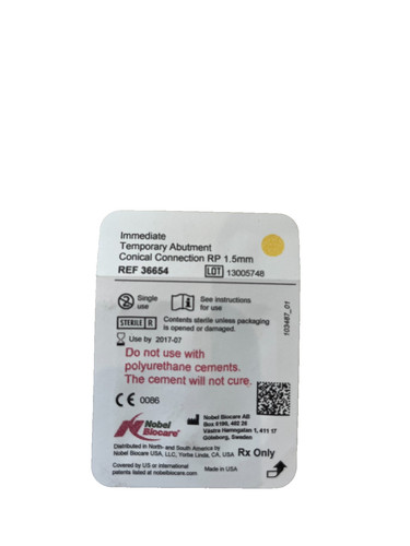 Immediate temporary abutment - immediate,