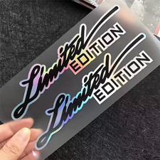 2x Limited Edition Aufkleber