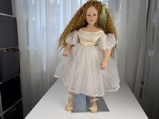  Ute Kase Lepp Künstlerpuppe Porzellan Puppe 70 cm. Top Zustand. 