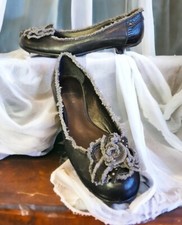 apepazza Black Leather Ballet