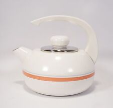 Vintage 70/80er Jahre Stahlemail Wassertopf Teekessel Wasserkessel