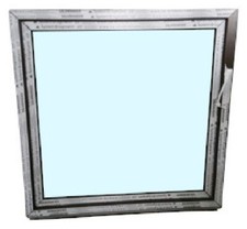 Kunststofffenster Salamander 120x150 cm (b x h), Mooreiche , 1-flügelig