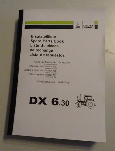Ersatzteilliste deutz 30 - ersatzteilliste,