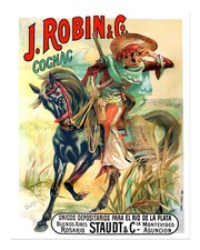 Vintage Cognac Werbeplakat Wandkunst Urbane Szene Wandkunst Wohnkultur