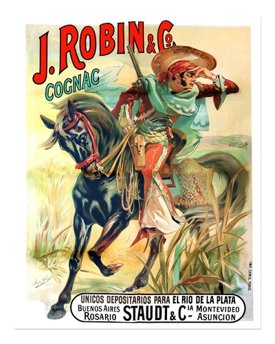 Vintage cognac werbeplakat - vintage,