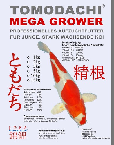 Koifutter wachstumsfutter koi - koifutter,