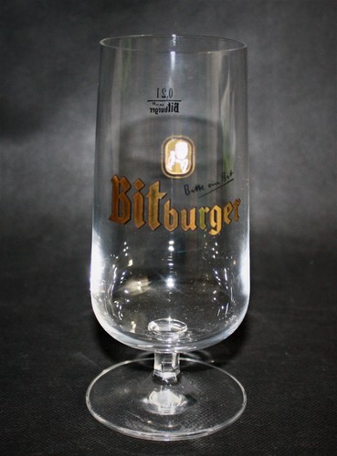 Bitburger ein bierglas - ein,