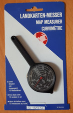Landkarten-Messer mit Umdrehungszähler * Streckenmesser Landkarte
