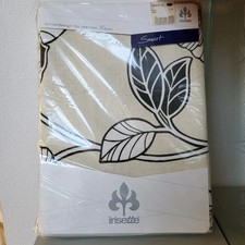 Irisette Fein Biber Bettwäsche 135x200 Davos Baumwolle Blumen Ivoire Single OVP