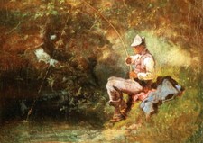 Kunstkarte Carl Spitzweg "Der