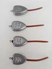 2/3er Pack 30gr - 110gr Inline Blei , Grundblei , Selbsthakmontage , Karpfenblei