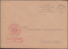 Dienstbrief an Hutschenreuther, Verwaltungsaufgaben der Luftfahrt BERLIN 22.2.36