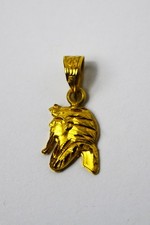 Tutanchamun Maske, 18K, 750 Gelbgold Ägypten 