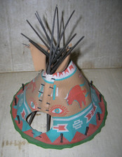 Selten Origina Britains  Indianer Zelt Tipi Wildwest Western