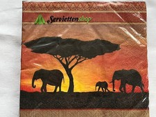 Servietten Tiere Afrika Safari
