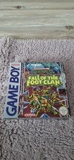 Turtles Fall Of The Foot Clan Nintendo Gameboy Collector Top