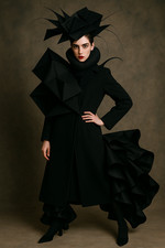 🖤 Eleganter Vintage Alpaka Kaschmir Mantel 60er A-Linie 44 46 Quiet Luxury