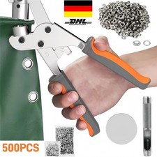Ösenzangen Set Profi Ösenzange mit Hebeltechnik Sichere Ösenpresse 19mm mit Ösen