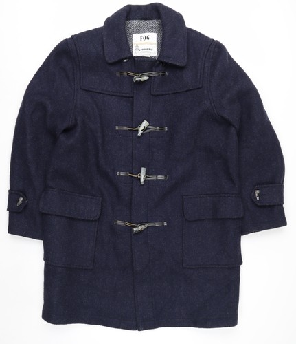 London fog herren blau wolle - blau,