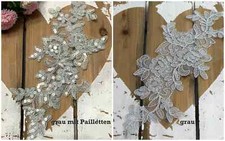 Spitzenapplikation Pailletten