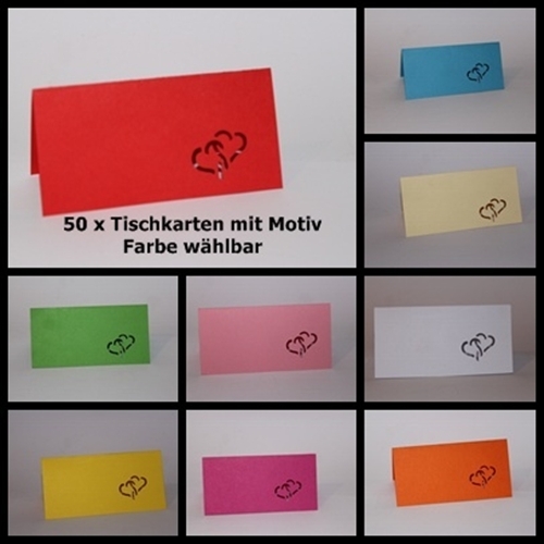 Tischkarten platzkarten mit - 50,
