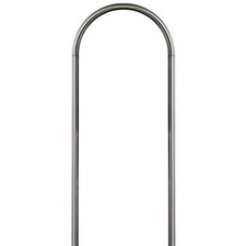 Burgwächter Edelstahl-Briefkastenständer für Briefkasten Nordic 680 Rundbogen645