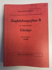 DB - Zugbildungsplan B für