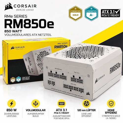 Corsair rm850e white - rm850e,
