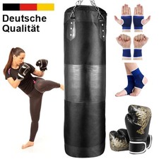 Boxsack Sandsack gefüllt Boxset Boxhandschuhe Halterung Box Set Training Boxen