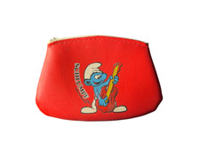 Schlumpf Schlümpfe Mini Geldbeutel Tasche Geldbörse Reissverschluss Peyo Smurfs