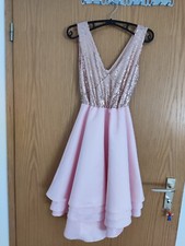 Cocktailkleid Sommerkleid Abendkleid Gr. S, vorne Kurz, Hinten Länger