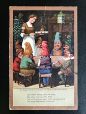 Litho AK (1057) Kathreiners Malz Kaffee Schneewitchen Zwerge um 1905