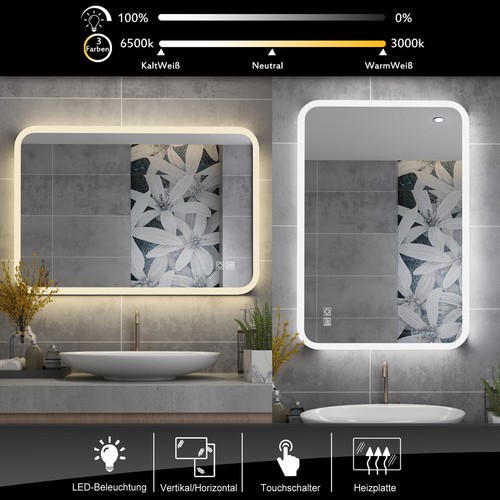 Miqu led badspiegel mit - miqu,