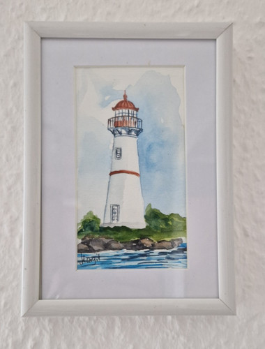 Handgemaltes aquarellbild mit - handgemaltes,
