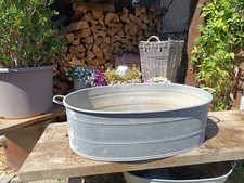 Alte Wanne Pflanzwanne Pflanzkübel Landhaus Garten  Zinkwanne Xxl