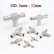 8mm-32mm Edelstahl T-Stück