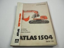 Atlas 1504 Serie 150 Raupenbagger Ersatzteilliste 1997