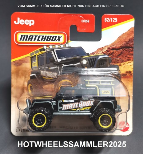 Matchbox jeep wrangler - matchbox,
