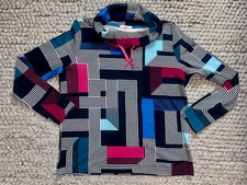 CECIL PULLOVER mit großem Kragen Deep Petrol Blue Gr M UNGETRAGEN