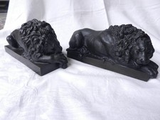Bronze Löwen, 2 Stück, Löwe
