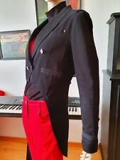 Mango MNG Jacke Schwarz weiche Baumwolle Frackjacke M/L ca.Gr.40 silberne Knöpfe