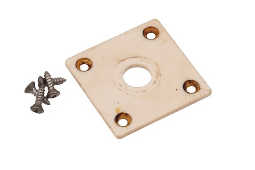 Aged vintage bone jackplate - aged,