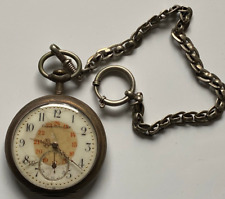 Chronometre Lip -   Taschenuhr 800er Silber Herren -  Handaufzug - Werk läuft