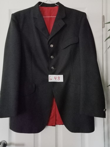 Reitjacke schwarz 48 sehr - gr.,