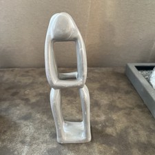 Liebende Paar aus Speckstein Skulptur Figur Statue Steinfigur 