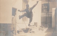 AK - Fotokarte: Heckenspringer